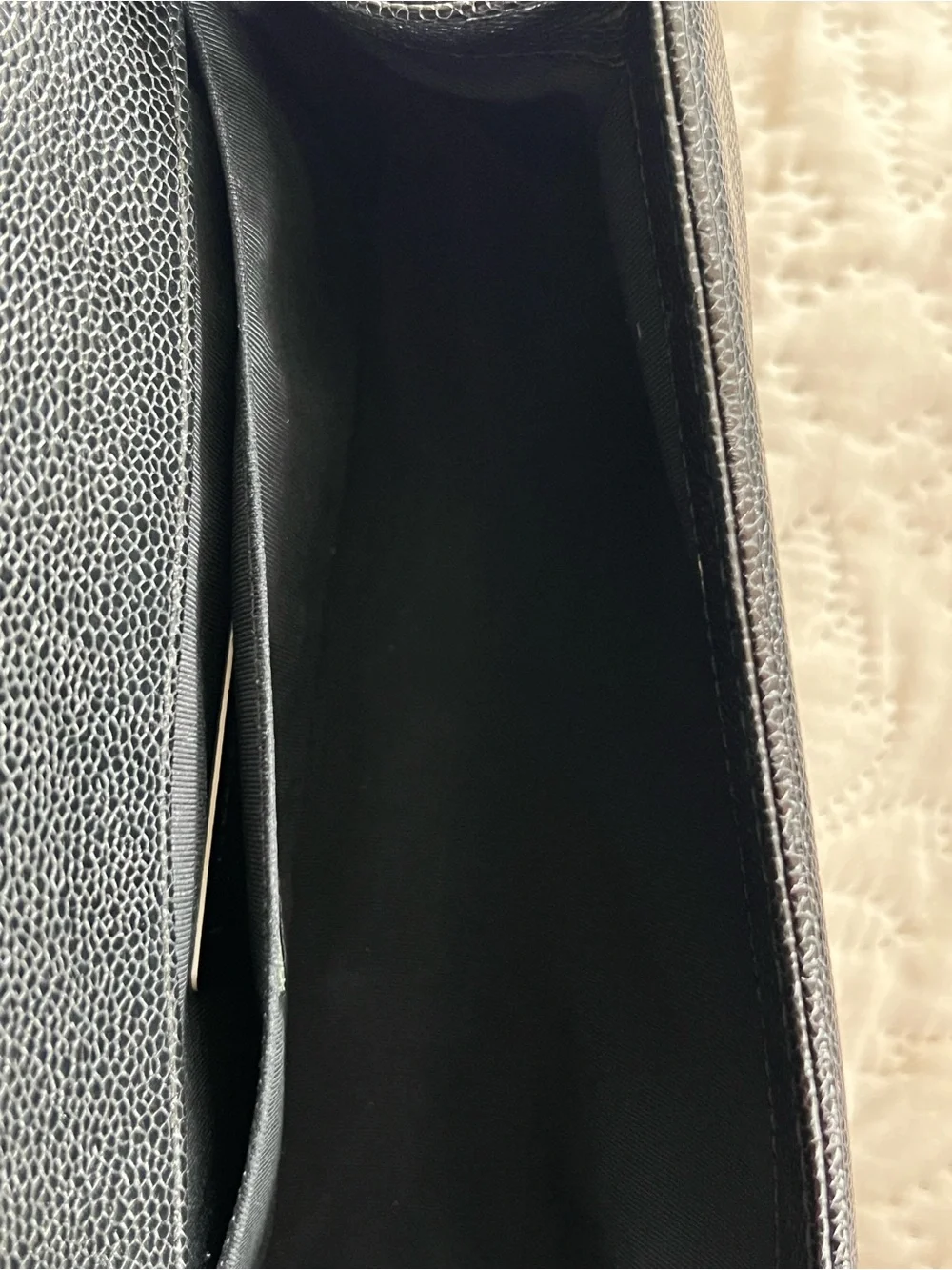 CHANEL Black Quilted Boy Bag with Gold-Tone Hardware